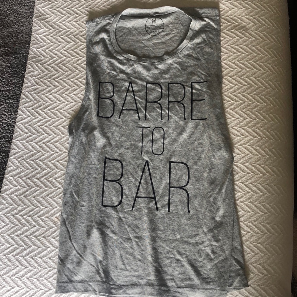 Barre to Bar muscle tank - NWOT